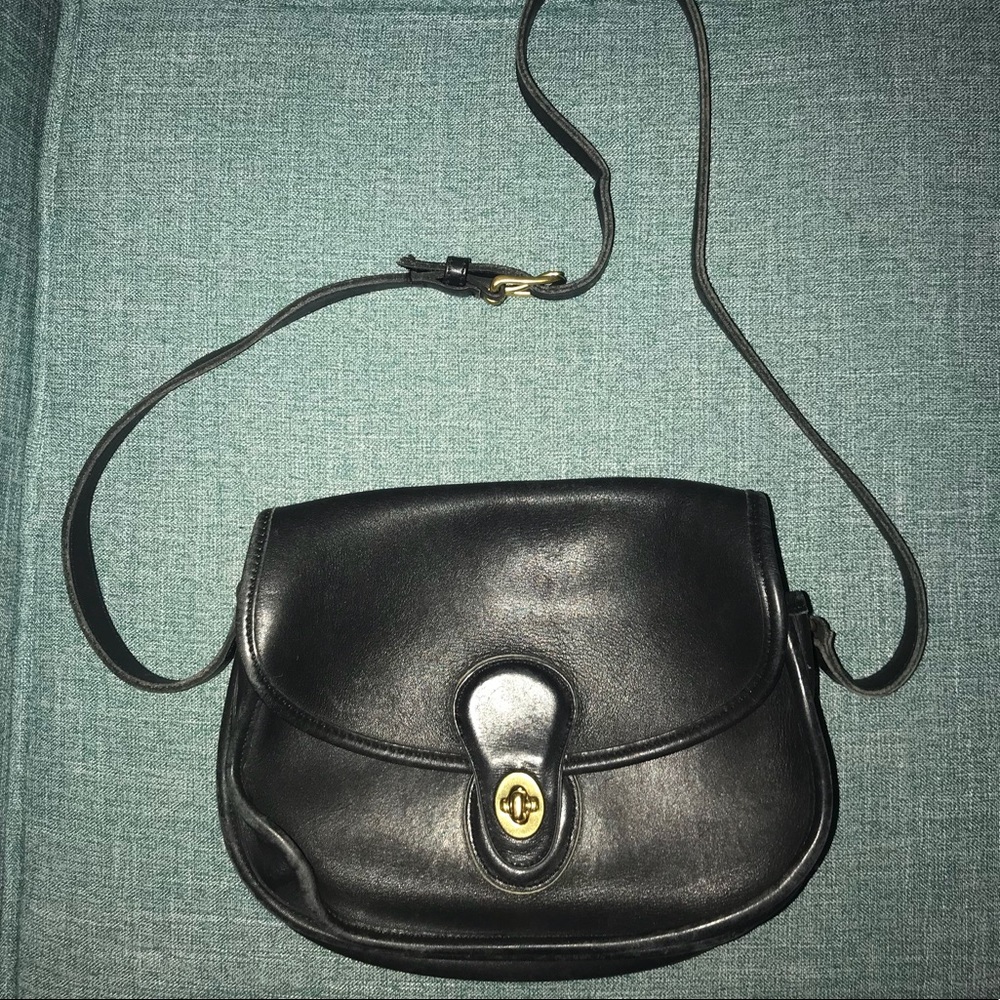 Vintage Coach Saddle Bag